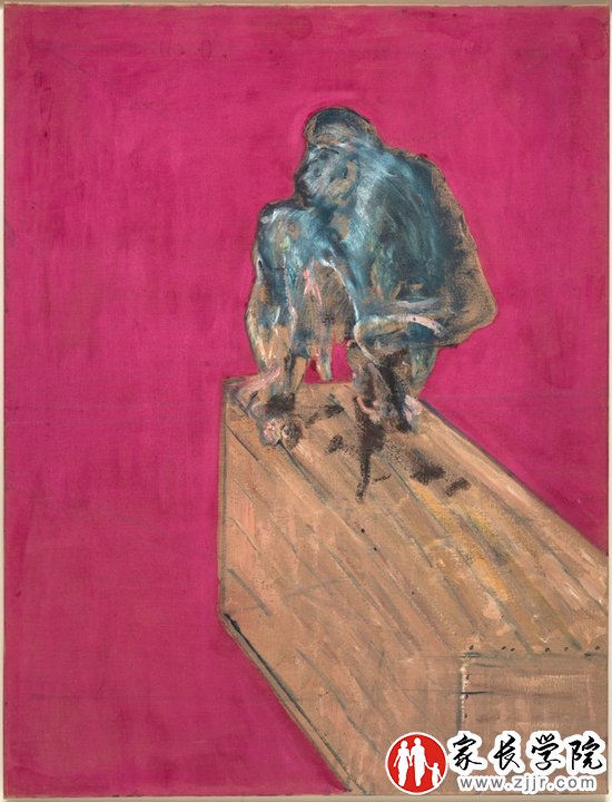 《黑猩猩研究》（Study for Chimpanzee）， 1957 弗朗西斯·培根